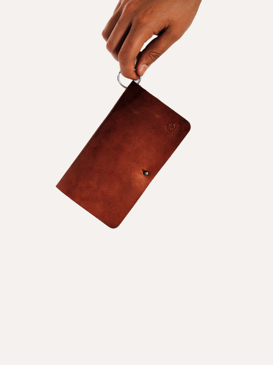 Zuri Minimal Clutch l brown