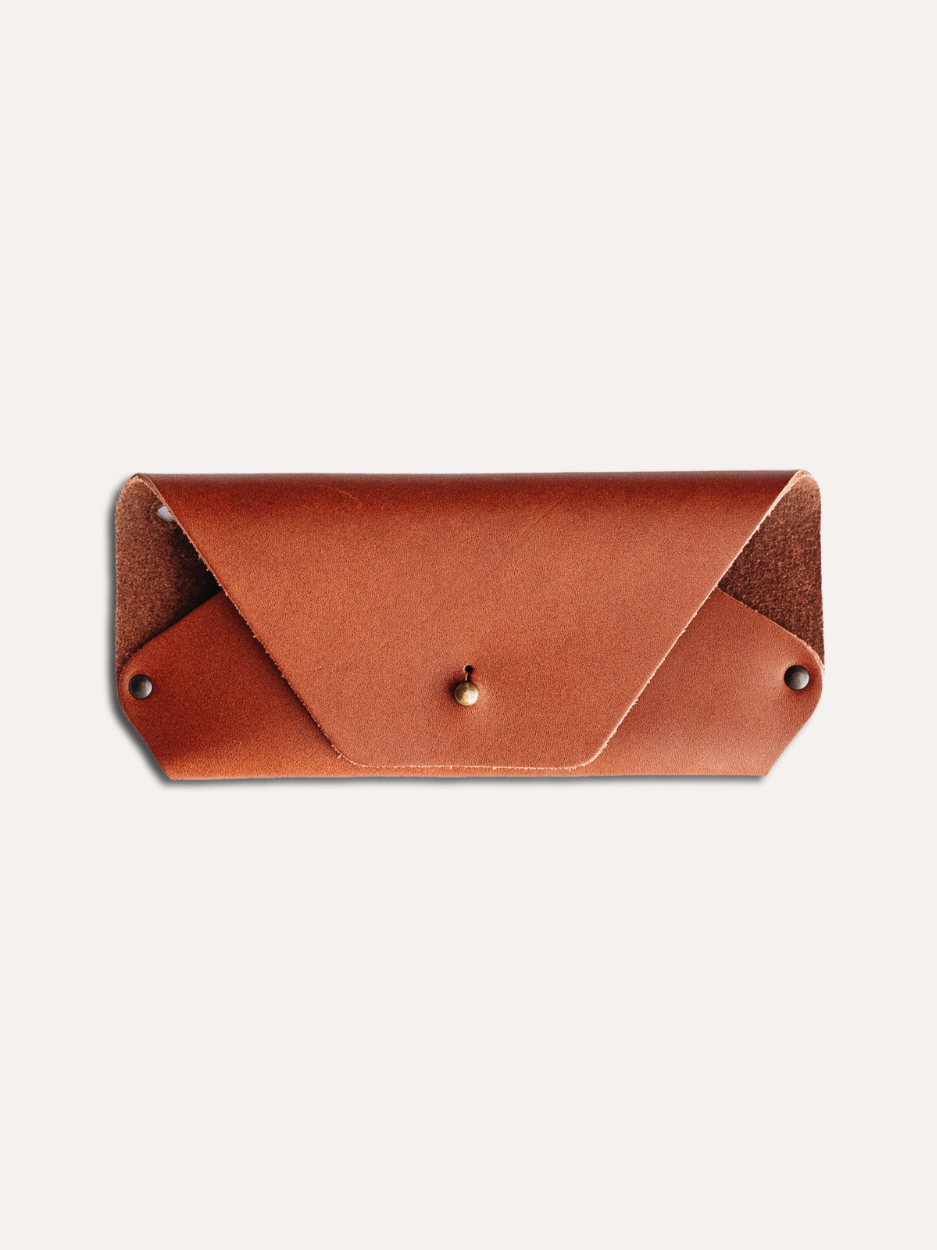 Carey Glasses case - brown