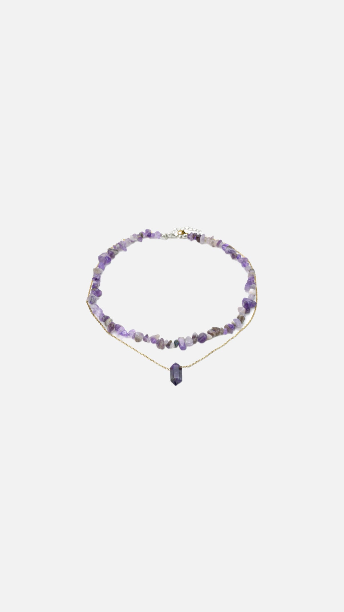 Holbox lilac necklace