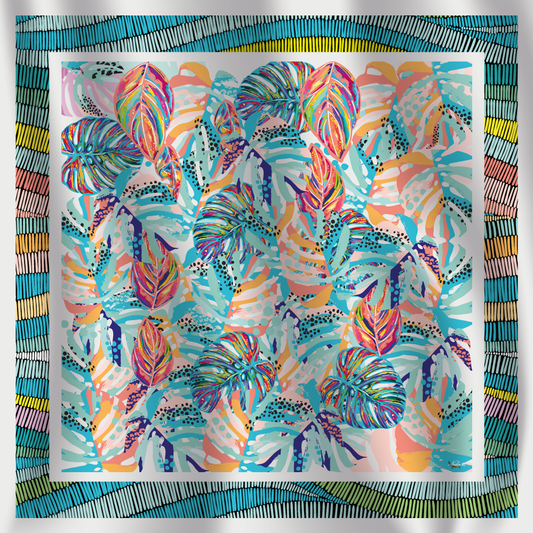 Nuhuts scarf - Filodendra 55x55