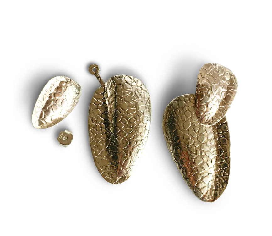 Nopal oro earrings