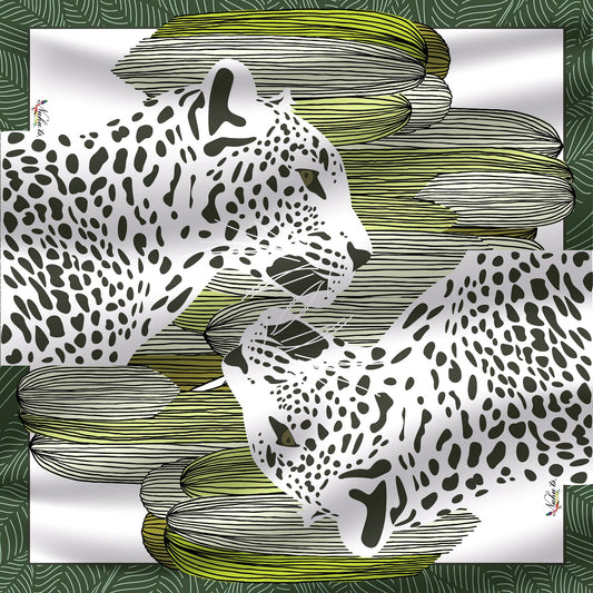 Nuhuts scarf -  Leopard 55x55