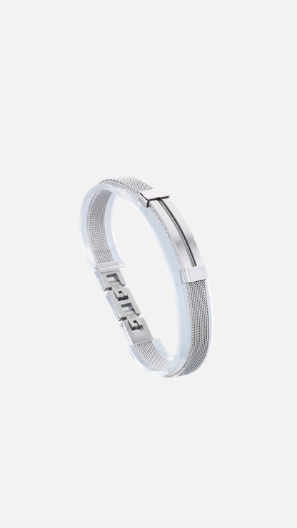 Nero silver bracelet