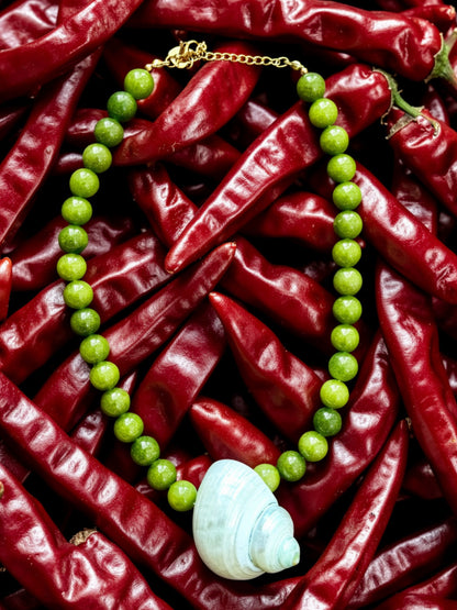 Corales verde necklace