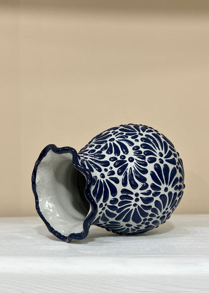 Talavera cobalto vase - unique piece