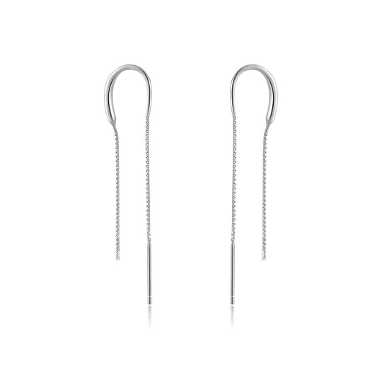 Ada plata earrings