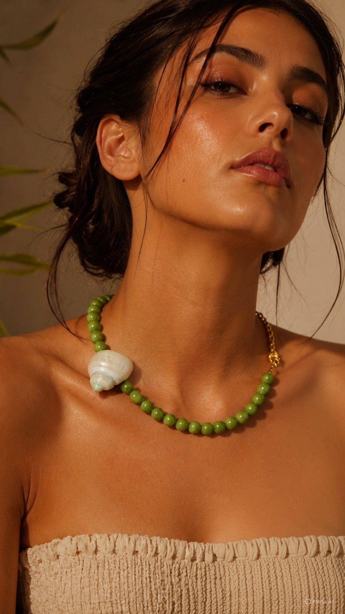 Corales verde necklace