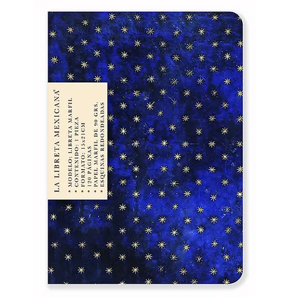 Estrellas notebook 15 x 21 cm