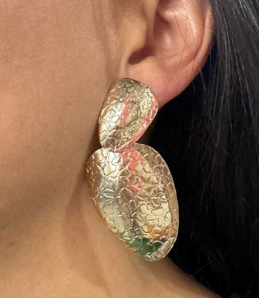 Nopal oro earrings