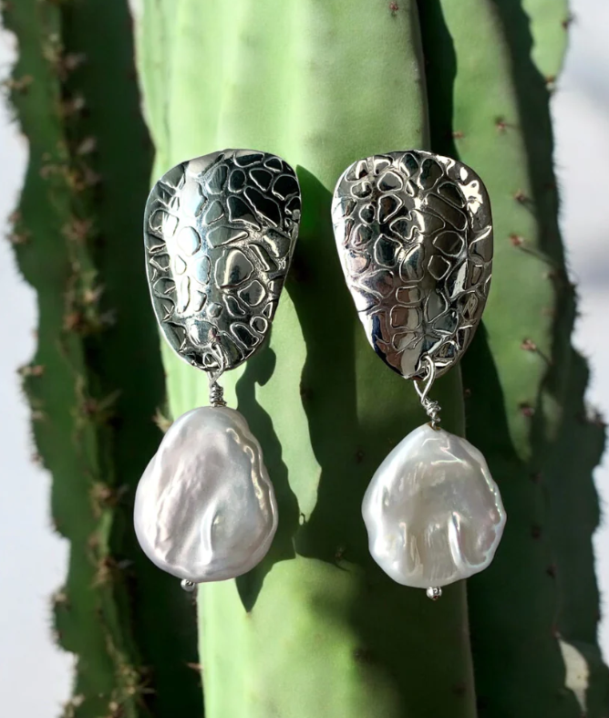 Nopal perla earrings