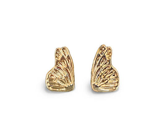 Monarca oro earrings