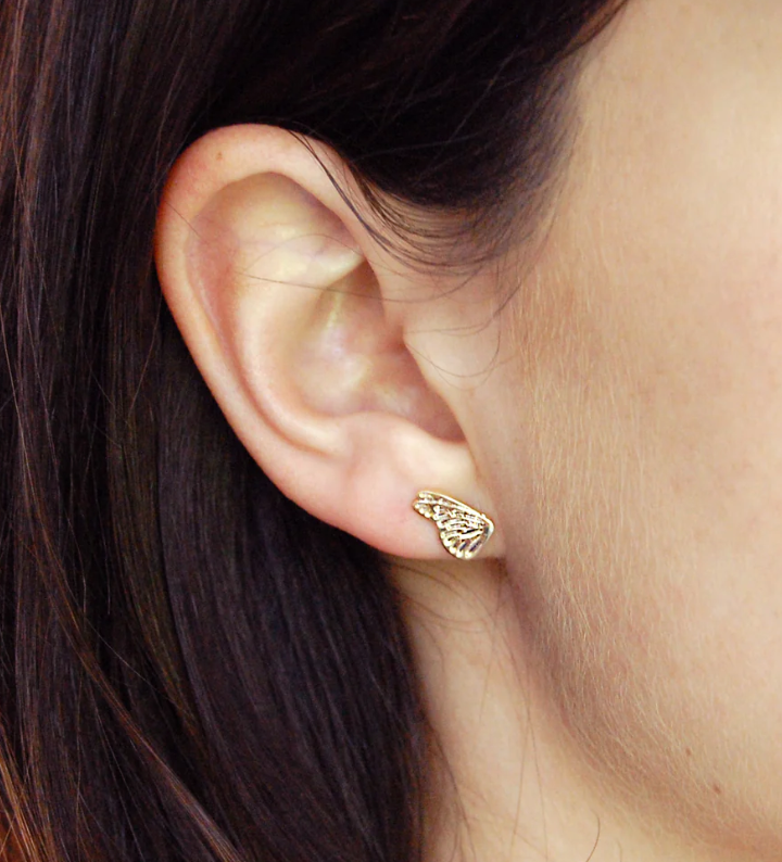 Monarca oro earrings