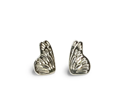 Monarca plata earrings