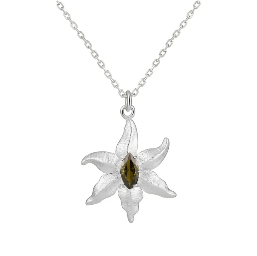 Mariel plata necklace