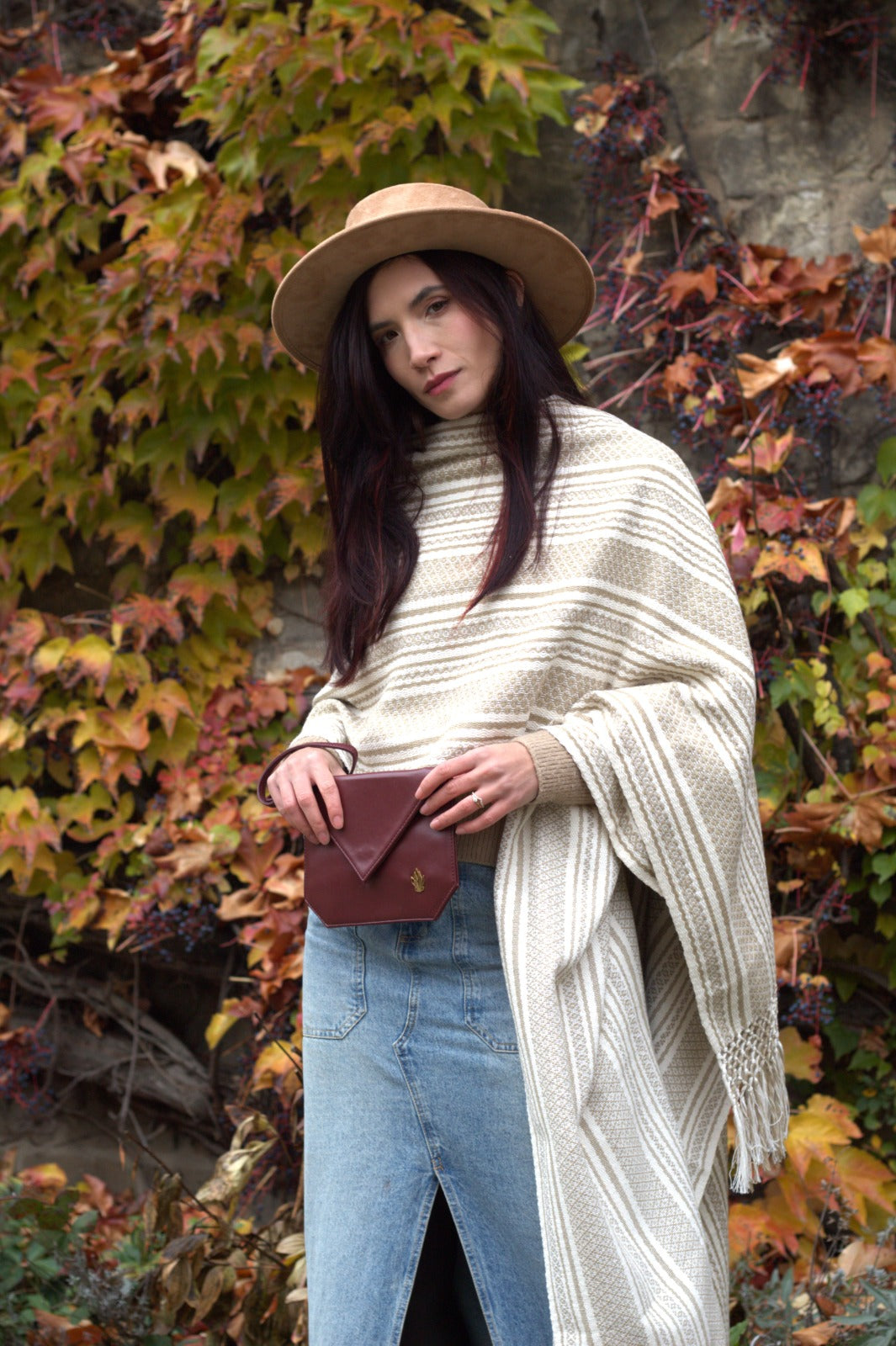 Amaya poncho - natural (low stock)